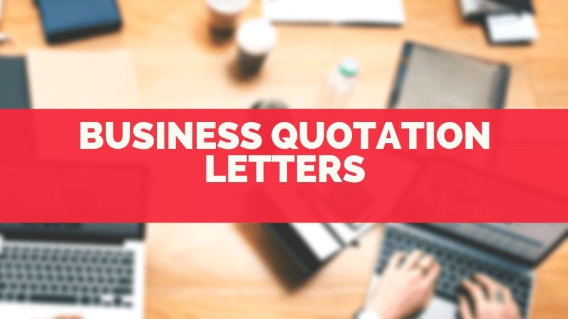 5 Business Quotation Letters That You Can Steal 1