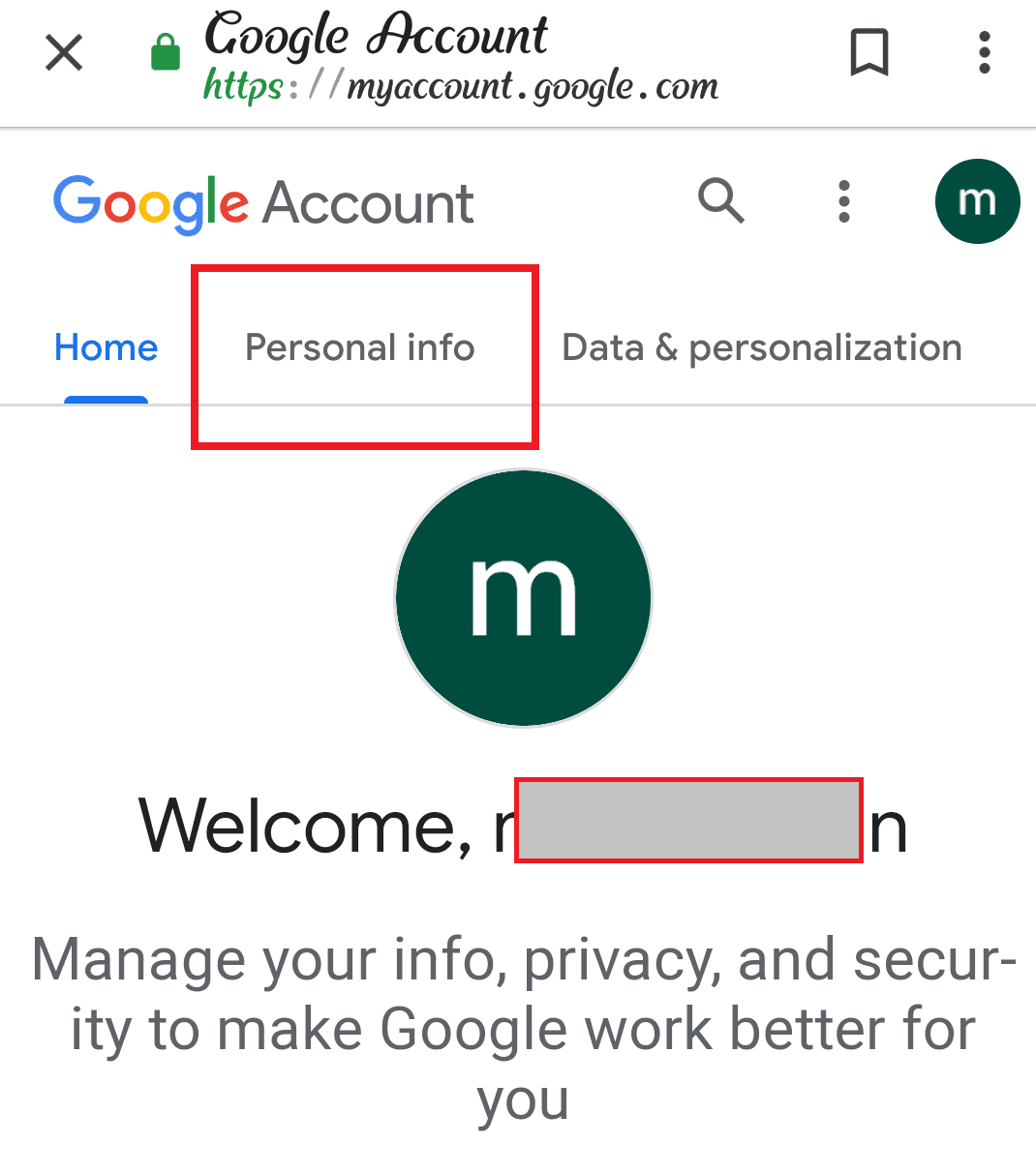 Change Google Username On Android Phone