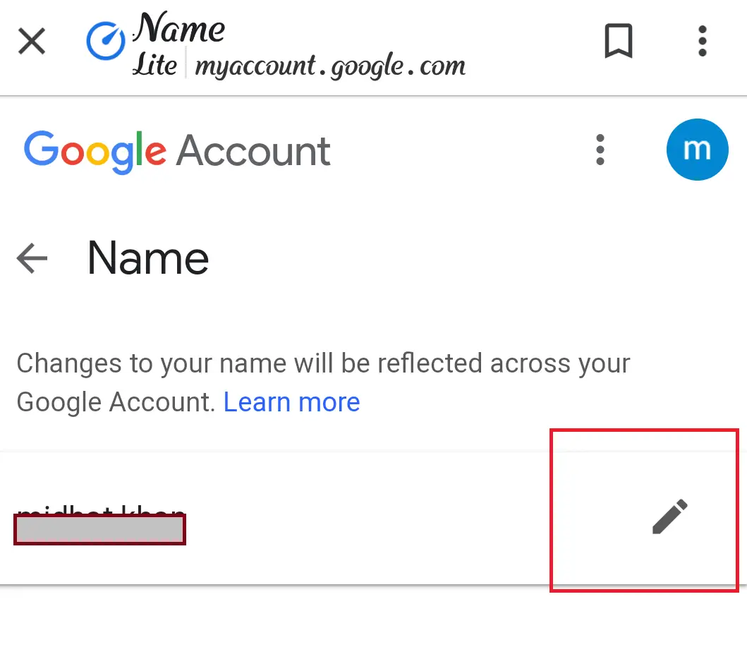 Google Username on Android