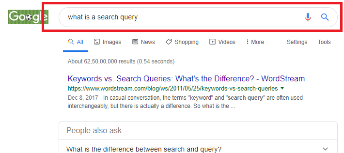 What Is A Search query