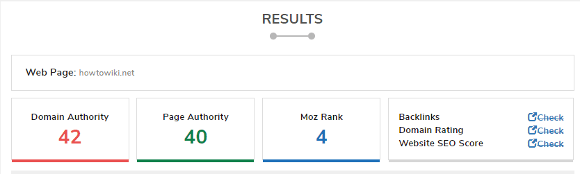 domain authority checker