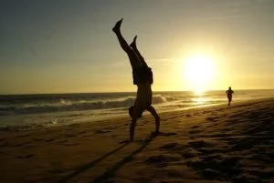 How To Do A Handstand? 3 Handstand on the beach