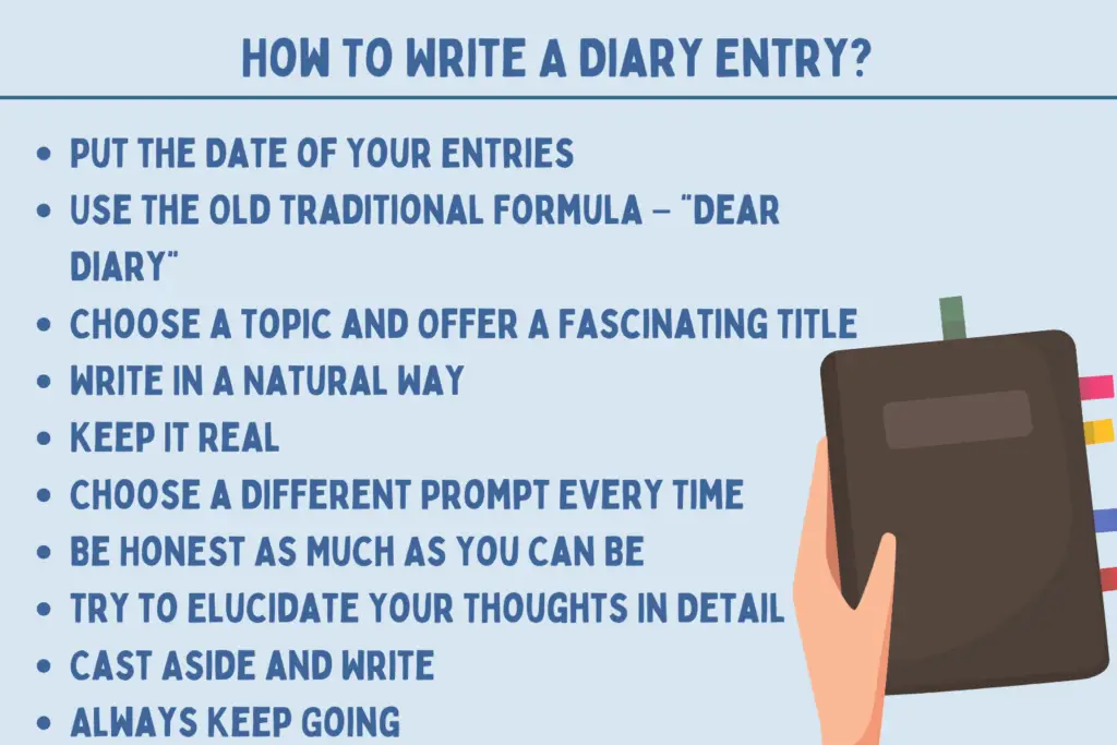 How To Write A Diary Entry