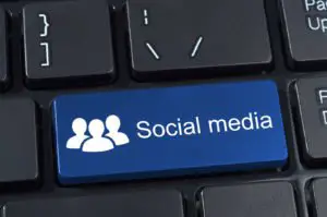 Social media button