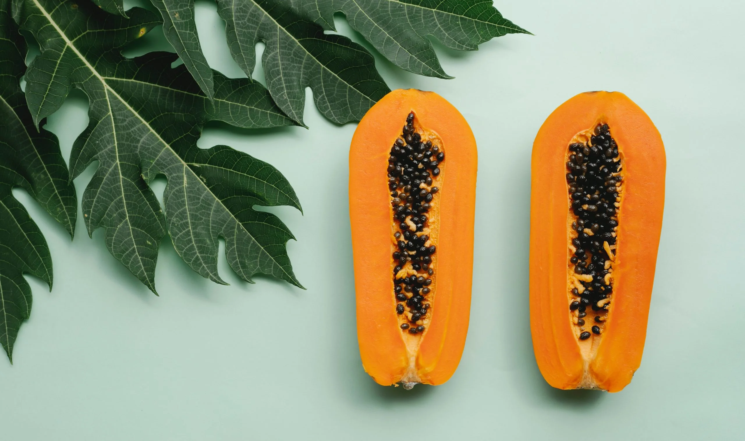 how to cut a papaya