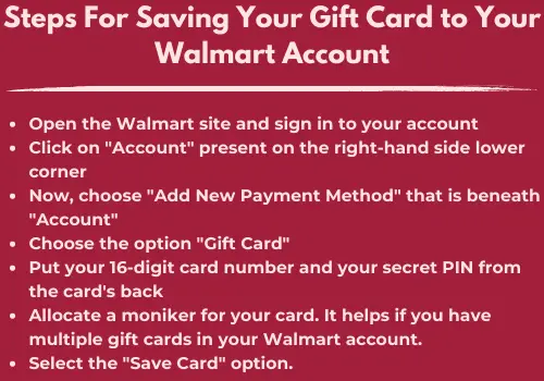 How Your Gift Card Can Be Stored in Your Walmart Account