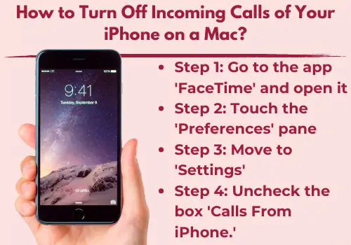 Turn Off Incoming Calls of Your iPhone on a Mac