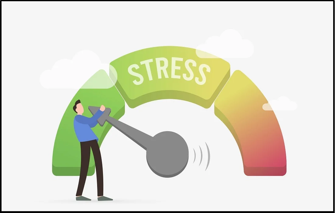 How to Reduce Stress Before Bed: 13 Tips to Sleep Fresh Like a Baby 4 Reduce Stress Meter