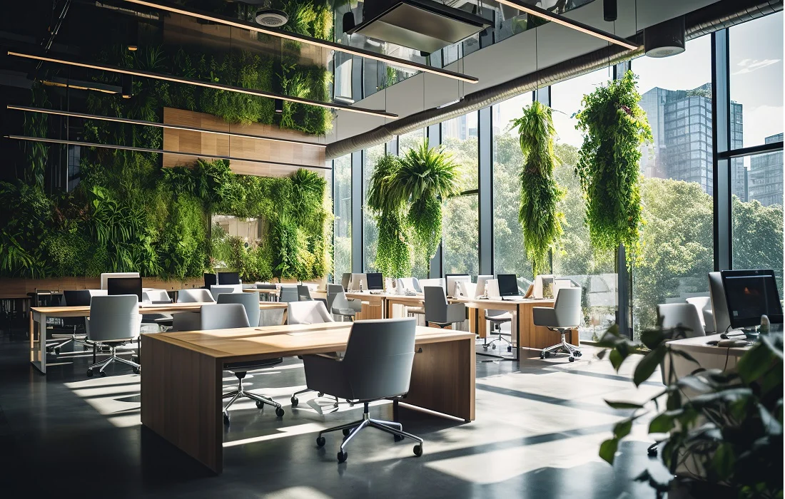 Green office look